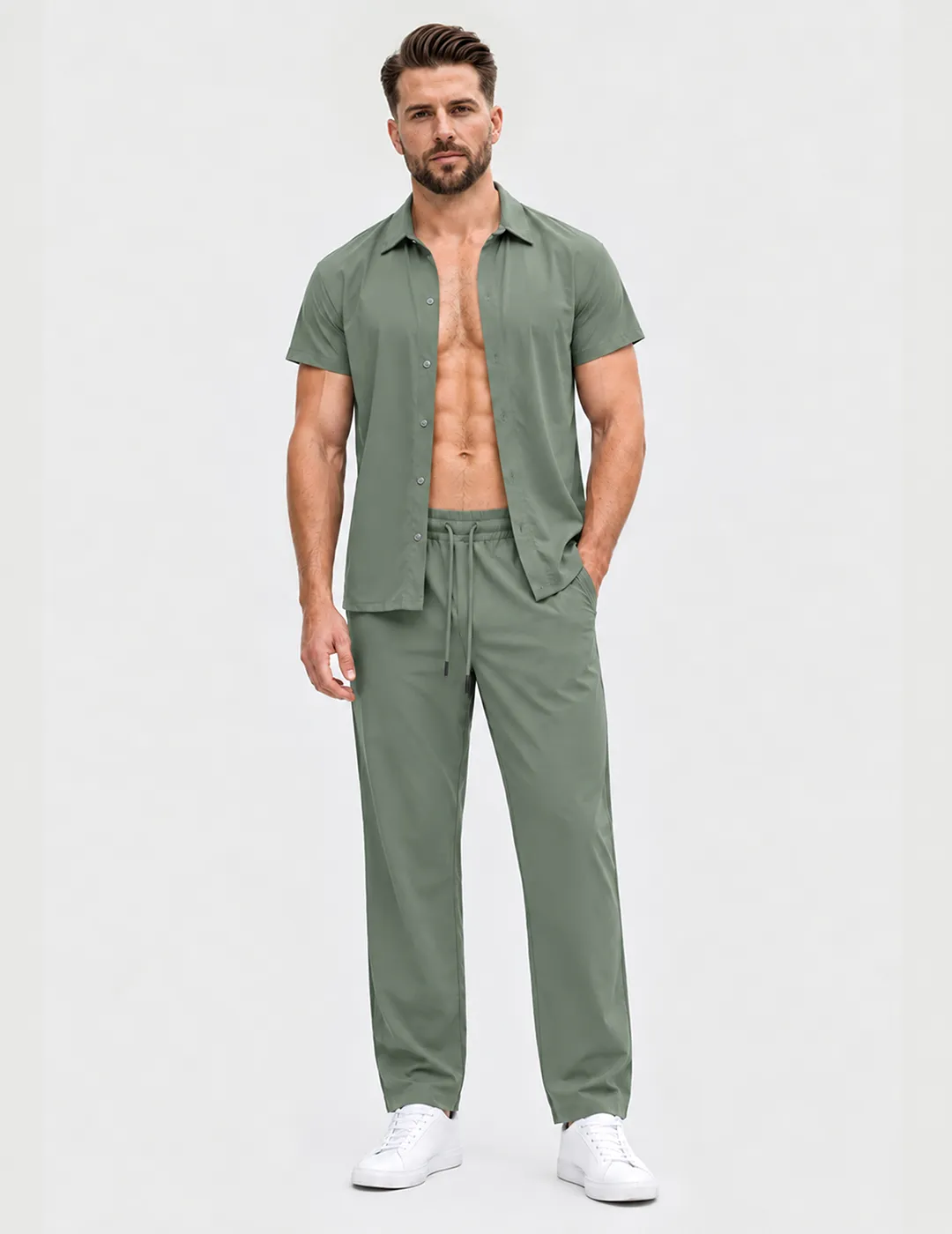 Dúo Setúbal Camisa con Jogger Bota Recta