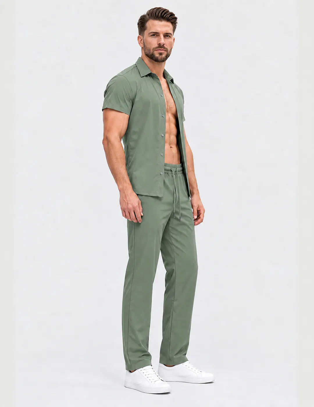 Dúo Setúbal Camisa con Jogger Bota Recta